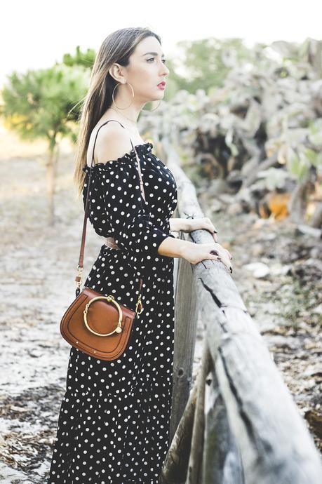 POLKA DOTS MAXI DRESS