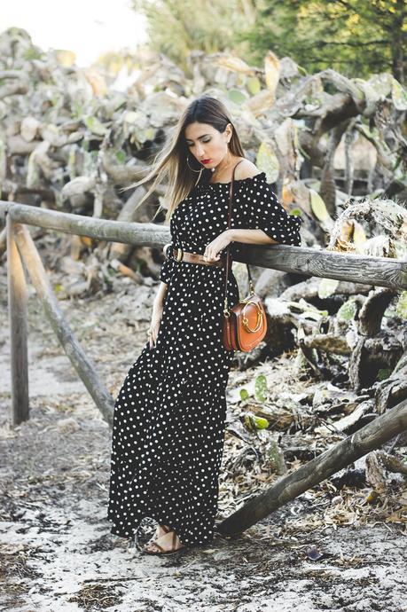 POLKA DOTS MAXI DRESS