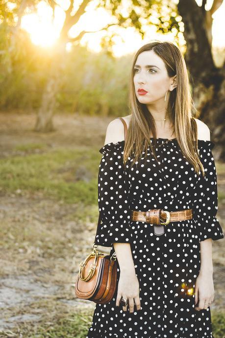 POLKA DOTS MAXI DRESS