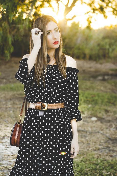 POLKA DOTS MAXI DRESS