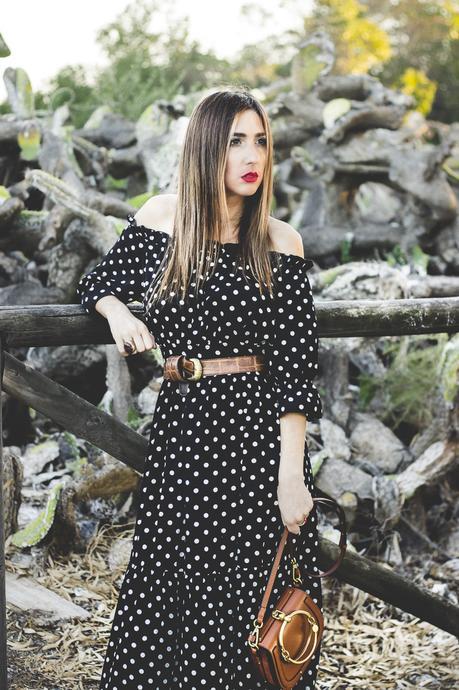 POLKA DOTS MAXI DRESS