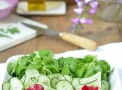 Ensalada remolacha pepino salsa queso fresco