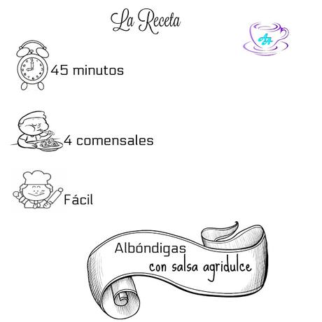 ALBÓNDIGAS EN SALSA AGRIDULCE CON ARROZ DE CACAHUETES