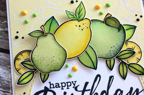 Citrus Watercolor Birthday Card