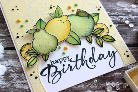 Citrus Watercolor Birthday Card