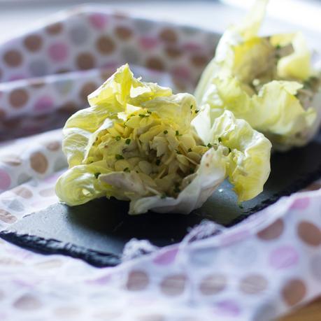 receta de ensalada de pollo y lactonesa al curry