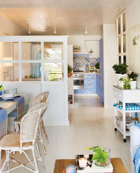 UNA CASA DE INSPIRACION MEDITERRANEA