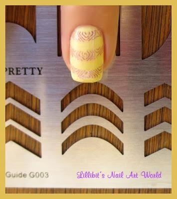 Manicura con guía para estampación 03 de Born Pretty Store