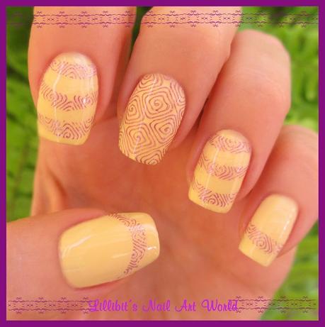 Manicura con guía para estampación 03 de Born Pretty Store