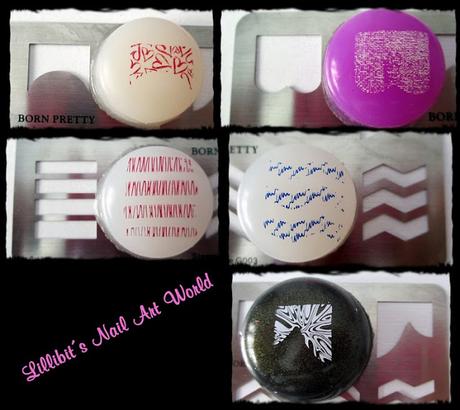 Manicura con guía para estampación 03 de Born Pretty Store