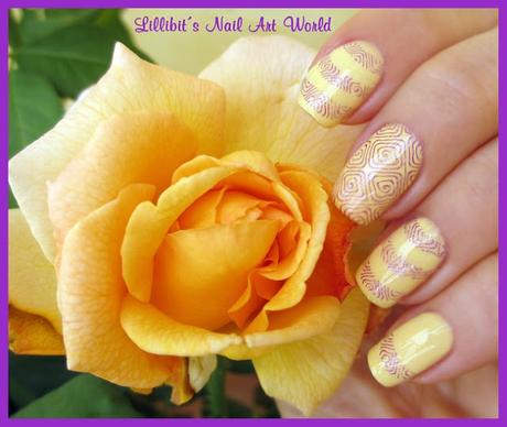 Manicura con guía para estampación 03 de Born Pretty Store