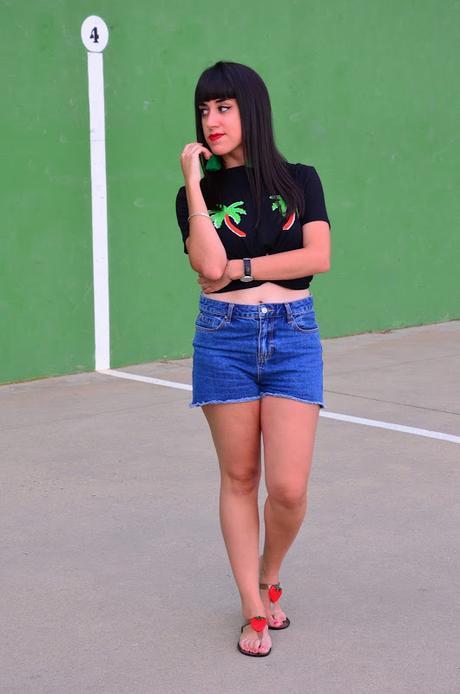 Camiseta palmeras
