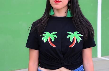 Camiseta palmeras