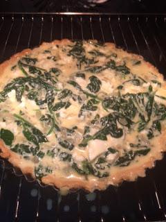 TARTA DE ESPINACAS Y MATO