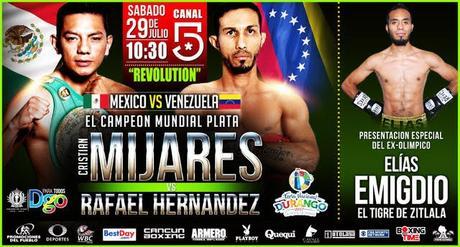 Cristian Mijares vs Rafael Hernández en Vivo – Box – Sábado 29 de Julio del 2017