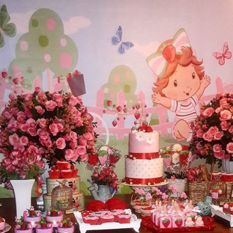 Fiesta temática de Strawberry Shortcake  para tu primer año