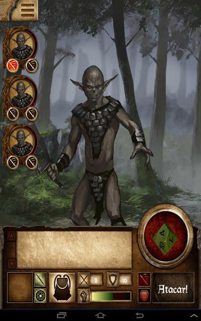 Libro-juegos de Leyenda élfica en app de manos de NSR