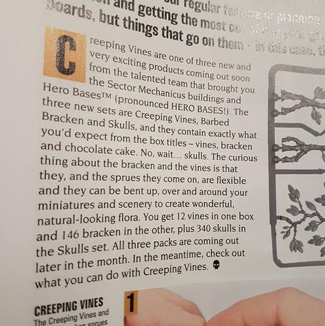 Creeping Vines, Barbed Bracken y Skulls en Agosto (GW)