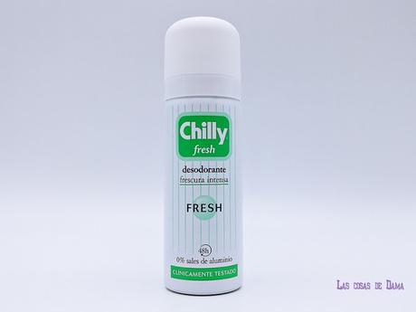 Chilly Fresh desodorantes belleza transpiración verano