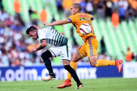 Resultado Santos vs Tigres  en J2 del Apertura 2017