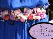 Diy: como hacer cinturón flores