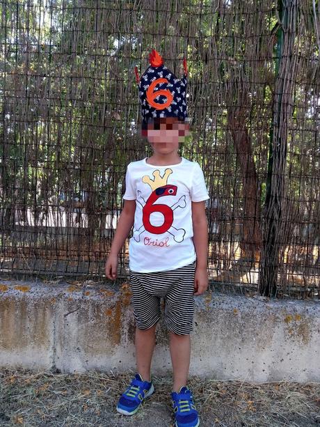 Corona + camiseta cumpleaños