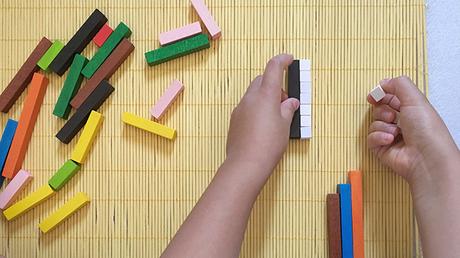 Iniciación a las Matemáticas: Suma y resta con regletas