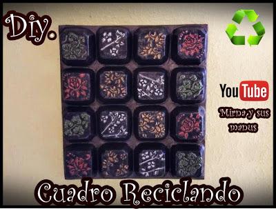 Diy Cuadro Decorativo Reciclando Mirna y sus manus