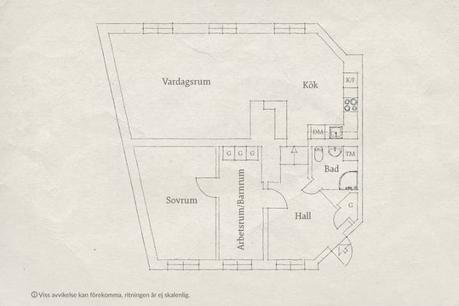 piso sueco pared de madera paneles de madera estilo nórdico decoración pisos pequeños decoración interiores blog decoración nórdica 