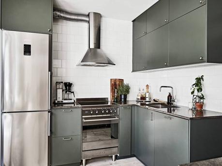 piso sueco pared de madera paneles de madera estilo nórdico decoración pisos pequeños decoración interiores blog decoración nórdica 