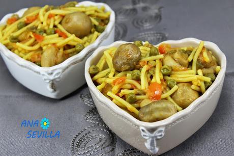 Fideuá de verduras olla GM