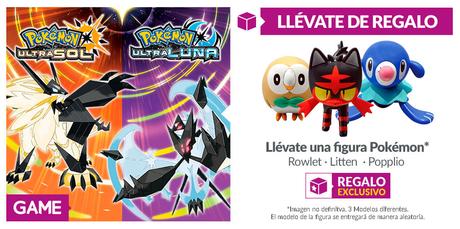 Hazte con tu primer inicial (figura) con la reserva de GAME de Pokémon UltraSol y UltraLuna