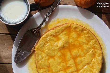 BIZCOCHO DE NARANJA (SIN ACEITE NI AZUCAR)