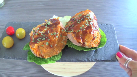 MASMUSCULOCHEF: BARQUITAS DE BATATA DULCE RELLENAS