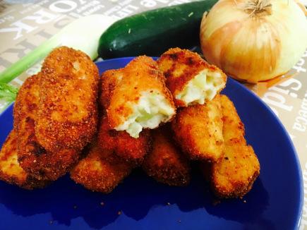 Croquetas de calabacín e hinojo