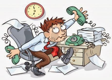No dar abasto, como afrontar sobrecargas de trabajo.