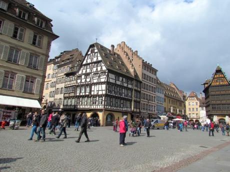 Casas con entramado. Estrasburgo