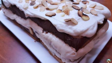 Tarta rápida de galletas