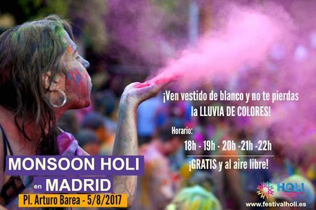 Planazo: La mejor lluvia de colores en el Monsoon Holi Madrid 2017