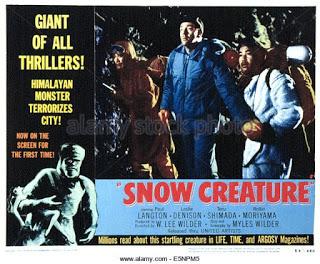SNOW CREATURE, THE (USA, 1954) Fantástico