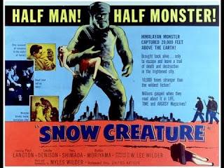 SNOW CREATURE, THE (USA, 1954) Fantástico