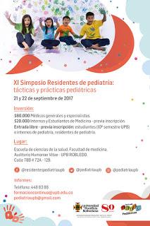 XI Simposio de Residentes de Pediatría de la universidad Pontificia Bolivariana