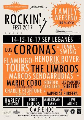 Rockin' Fest Leganés 2017: Los Coronas, The Limboos... y concentración de motos custom