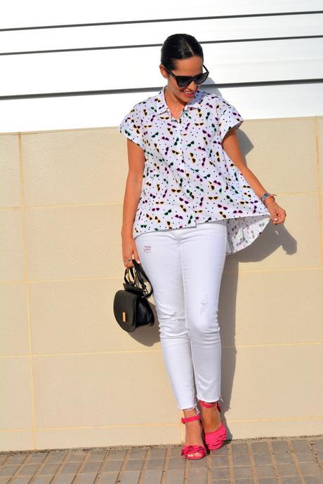 zara-sunglasses-printed-shirt-outfit-daily-looks