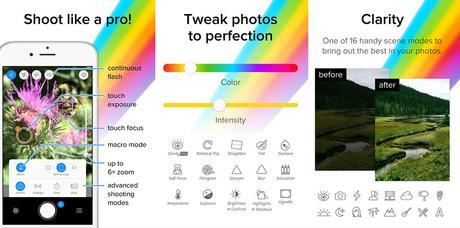 Las mejores aplicaciones móviles Android e iOS para fotógrafos (I): Captura de imágenes Camera