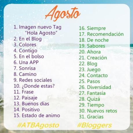 AGENDA BLOGGER – Agosto