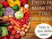 Dieta para bajar peso rebote