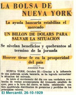 crisis 1929: caída bolsa 
