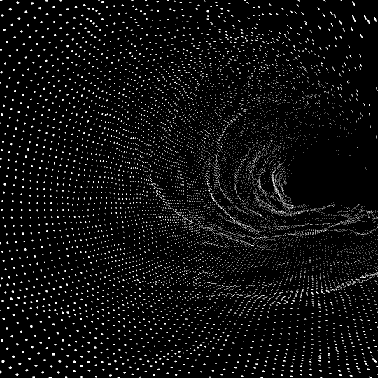 Minimalismo y multitud: El enjambre de GIFs animados de Frédéric Vayssouze-Faure