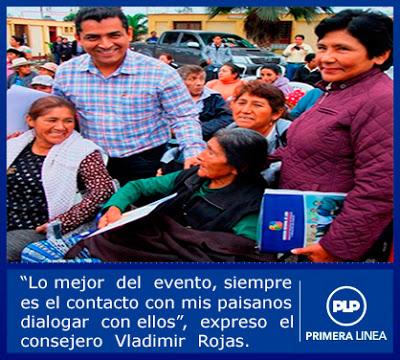 VLADIMIR ROJAS PARTICIPÓ DE ENTREGA DE SILLAS DE RUEDAS EN CAÑETE…